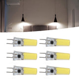 6Pcs G8 LED Bulb 5W Dimmable 2508 COB Energy Saving Easy Installation 360 Degrees 50000 Hours Stable 5W Bulbs 100‑120V Cold White - Extra Image