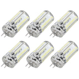 6 Pcs G4 LED Bulbs Bi Pin Base Light Bulbs 5W LED Corn Bulbs for Landscape Lighting Home Lighting Pure White 6000-6500K