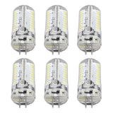 6 Pcs G4 LED Bulbs Bi Pin Base Light Bulbs 5W LED Corn Bulbs for Landscape Lighting Home Lighting Pure White 6000-6500K - Top-Down View