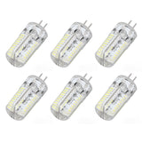 6 Pcs G4 LED Bulbs Bi Pin Base Light Bulbs 5W LED Corn Bulbs for Landscape Lighting Home Lighting Pure White 6000-6500K