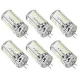 6 Pcs G4 LED Bulbs Bi Pin Base Light Bulbs 5W LED Corn Bulbs for Landscape Lighting Home Lighting Pure White 6000-6500K