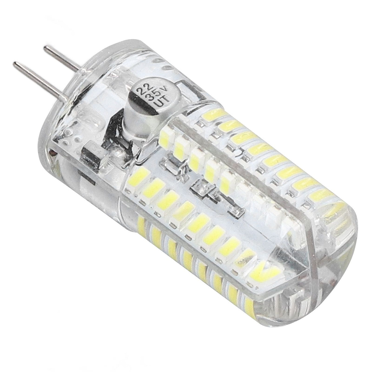 6 Pcs G4 LED Bulbs Bi Pin Base Light Bulbs 5W LED Corn Bulbs for Landscape Lighting Home Lighting Pure White 6000-6500K