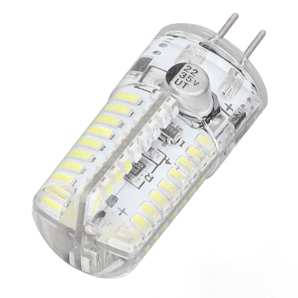 6 Pcs G4 LED Bulbs Bi Pin Base Light Bulbs 5W LED Corn Bulbs for Landscape Lighting Home Lighting Pure White 6000-6500K