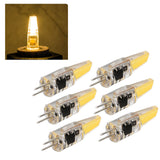6 Pcs 6W 500LM G4 Bulb LED COB Silica Gel Energy Saving Lamp Bulb for Ceiling Lamp Wall Lamp Table Lamp 220V Warm White - Extra Image
