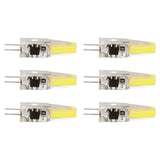 6 Pcs 6W 500LM G4 Bulb LED COB Silica Gel Energy Saving Lamp Bulb for Ceiling Lamp Wall Lamp Table Lamp 220V Cold White - Side View