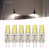 6 Pcs 6W 500LM G4 Bulb LED COB Silica Gel Energy Saving Lamp Bulb for Ceiling Lamp Wall Lamp Table Lamp 220V Cold White - Extra Image