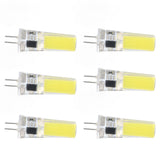 6 Pieces G4 LED Bulbs 9W Dimmable COB Lamp 500LM for Home Ceiling Landscape Chandelier Lamps 6500K White Light - Rear View