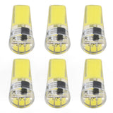 6 Pieces G4 LED Bulbs 9W Dimmable COB Lamp 500LM for Home Ceiling Landscape Chandelier Lamps 6500K White Light