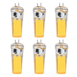 6 Pieces G4 LED Bulbs 9W Dimmable COB Lamp 500LM for Home Ceiling Landscape Chandelier Lamps 3000K Warm Light