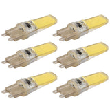 6pcs G9 LED Light Bulb COB Dimmable Professional G9 LED Bulb Replacement for Wall Lamps Table Lamps 220V White Light - Side View