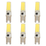 6pcs G9 LED Light Bulb COB Dimmable Professional G9 LED Bulb Replacement for Wall Lamps Table Lamps 220V White Light - Close-Up Angle