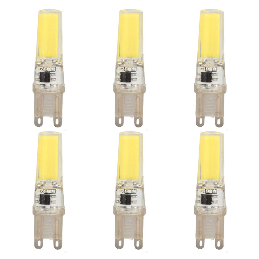 6pcs G9 LED Light Bulb COB Dimmable Professional G9 LED Bulb Replacement for Wall Lamps Table Lamps 220V White Light
