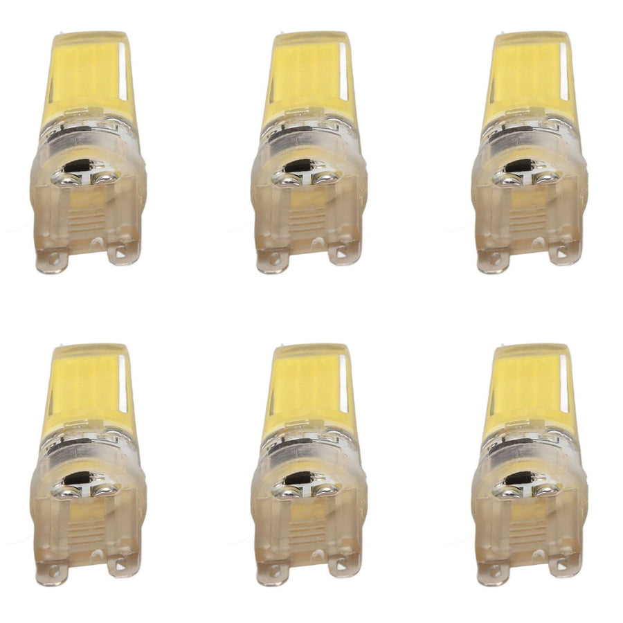 6pcs G9 LED Light Bulb COB Dimmable Professional G9 LED Bulb Replacement for Wall Lamps Table Lamps 220V White Light