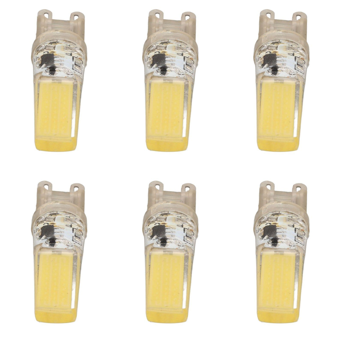 6pcs G9 LED Light Bulb COB Dimmable Professional G9 LED Bulb Replacement for Wall Lamps Table Lamps 220V White Light