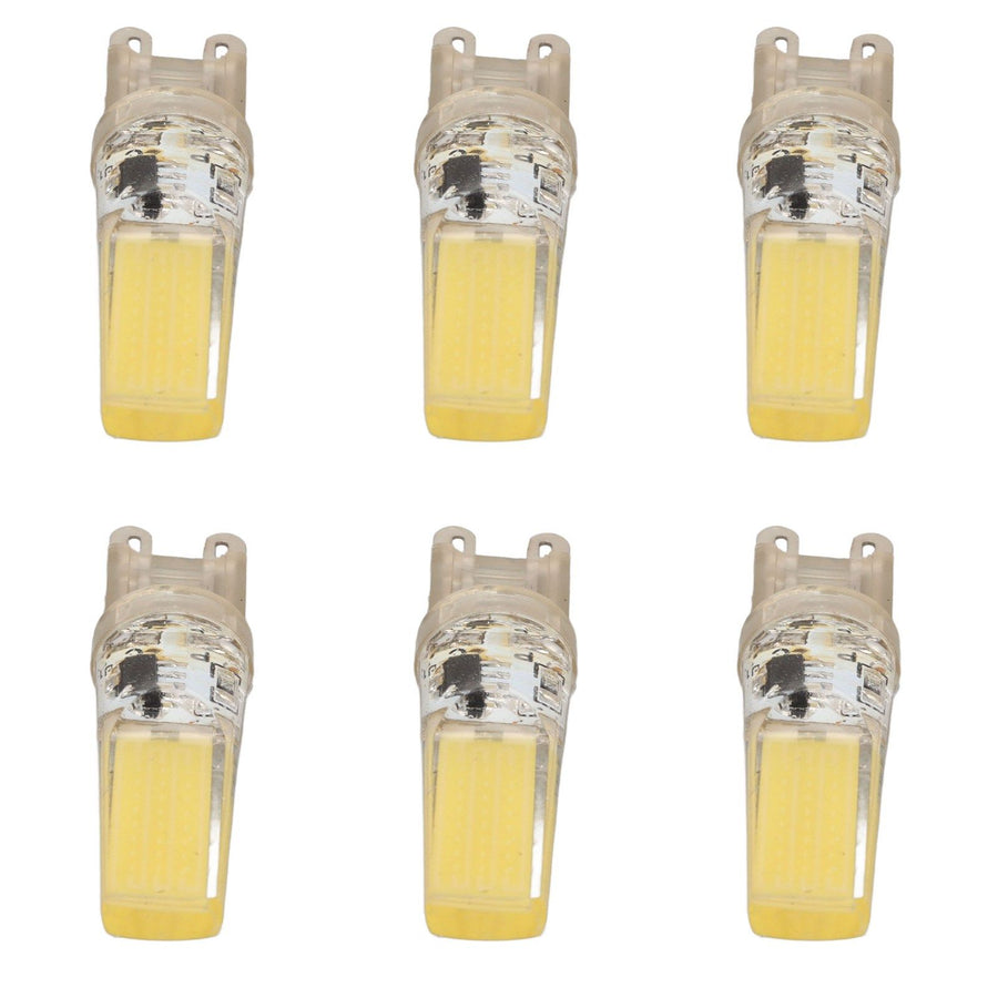 6pcs G9 LED Light Bulb COB Dimmable Professional G9 LED Bulb Replacement for Wall Lamps Table Lamps 220V White Light