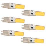 6pcs G9 LED Light Bulb COB Dimmable Professional G9 LED Bulb Replacement for Wall Lamps Table Lamps 220V Warm Light