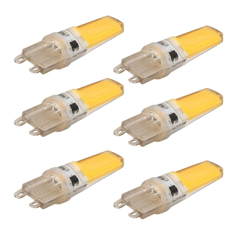 6pcs G9 LED Light Bulb COB Dimmable Professional G9 LED Bulb Replacement for Wall Lamps Table Lamps 220V Warm Light