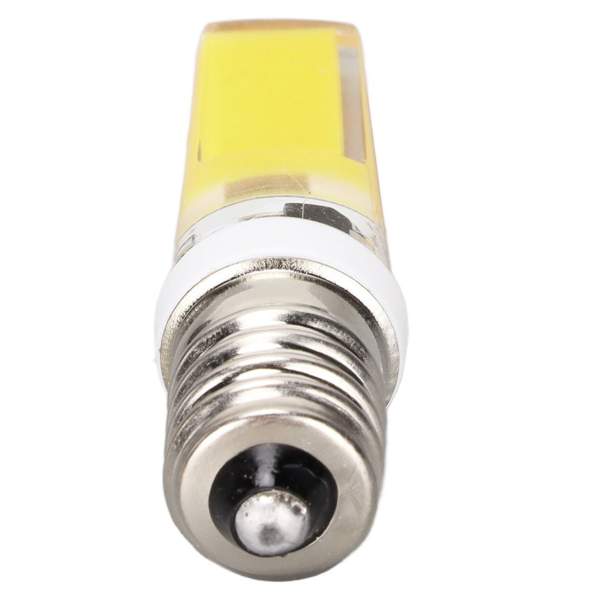 6PCS E14 COB Lamp Bulb Mini 360 Degree Lighting Heat Sinking Silicone Anti Glare for Chandelier Ceiling Light Cold White Light 6500K