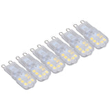 G9 Bulb Dimmable Eye Protection Energy Saving 14 LEDs 3W Light Bulb for Chandelier Table Lamp 6pcs White Light 220V