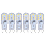 G9 Bulb Dimmable Eye Protection Energy Saving 14 LEDs 3W Light Bulb for Chandelier Table Lamp 6pcs Natural Light 220V