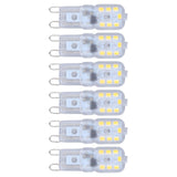 G9 Bulb Dimmable Eye Protection Energy Saving 14 LEDs 3W Light Bulb for Chandelier Table Lamp 6pcs Natural Light 220V - Side View