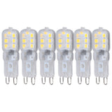 G9 Bulb Dimmable Eye Protection Energy Saving 14 LEDs 3W Light Bulb for Chandelier Table Lamp 6pcs Natural Light 220V