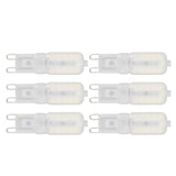 G9 Light Bulb Dimmable Eye Protection Energy Saving 5W 22 LED Small Bulbs for Ceiling Lamp Desk Lamp 6pcs White Light 220V
