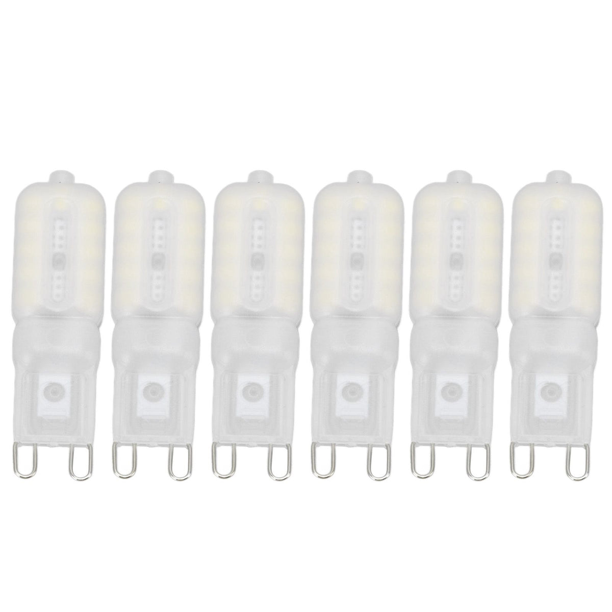 G9 Light Bulb Dimmable Eye Protection Energy Saving 5W 22 LED Small Bulbs for Ceiling Lamp Desk Lamp 6pcs White Light 220V