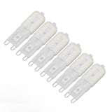 G9 Light Bulb Dimmable Eye Protection Energy Saving 5W 22 LED Small Bulbs for Ceiling Lamp Desk Lamp 6pcs White Light 220V