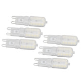 G9 Light Bulb Dimmable Eye Protection Energy Saving 5W 22 LED Small Bulbs for Ceiling Lamp Desk Lamp 6pcs White Light 220V