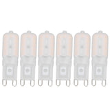 G9 Light Bulb Dimmable Eye Protection Energy Saving 5W 22 LED Small Bulbs for Ceiling Lamp Desk Lamp 6pcs Warm Light 220V - Side View