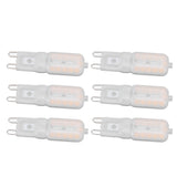 G9 Light Bulb Dimmable Eye Protection Energy Saving 5W 22 LED Small Bulbs for Ceiling Lamp Desk Lamp 6pcs Warm Light 220V - Rear View
