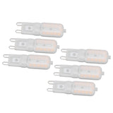 G9 Light Bulb Dimmable Eye Protection Energy Saving 5W 22 LED Small Bulbs for Ceiling Lamp Desk Lamp 6pcs Warm Light 220V