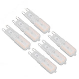 G9 Light Bulb Dimmable Eye Protection Energy Saving 5W 22 LED Small Bulbs for Ceiling Lamp Desk Lamp 6pcs Warm Light 220V - Low Angle
