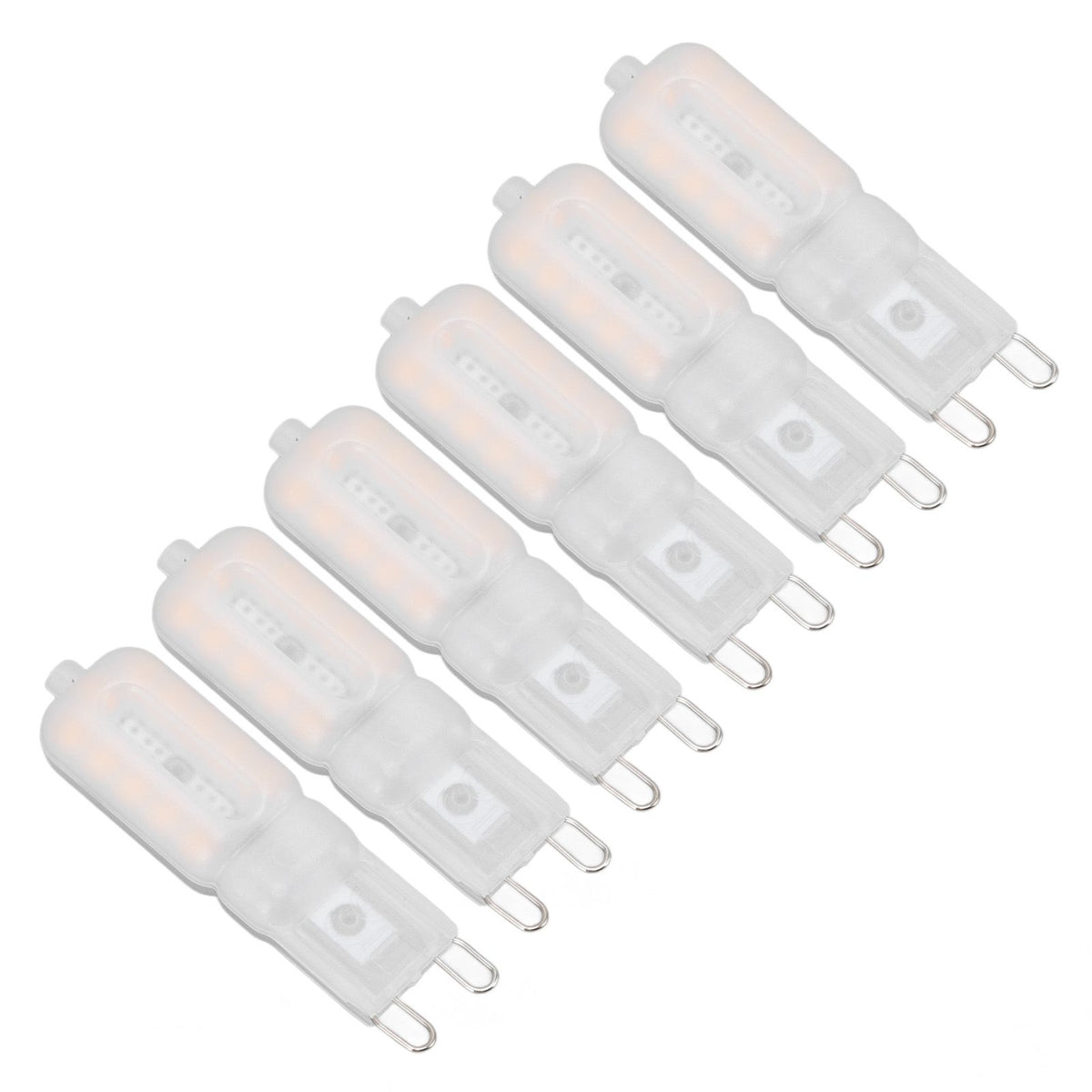 G9 Light Bulb Dimmable Eye Protection Energy Saving 5W 22 LED Small Bulbs for Ceiling Lamp Desk Lamp 6pcs Warm Light 220V