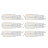 G9 Light Bulb Dimmable Eye Protection Energy Saving 5W 22 LED Small Bulbs for Ceiling Lamp Desk Lamp 6pcs Natural Light 220V