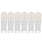 G9 Light Bulb Dimmable Eye Protection Energy Saving 5W 22 LED Small Bulbs for Ceiling Lamp Desk Lamp 6pcs Natural Light 220V