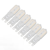 G9 Light Bulb Dimmable Eye Protection Energy Saving 5W 22 LED Small Bulbs for Ceiling Lamp Desk Lamp 6pcs Natural Light 220V