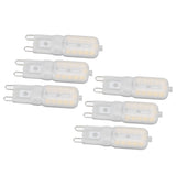 G9 Light Bulb Dimmable Eye Protection Energy Saving 5W 22 LED Small Bulbs for Ceiling Lamp Desk Lamp 6pcs Natural Light 220V - Close-Up Angle
