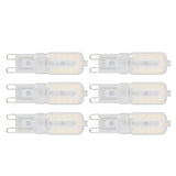 G9 Light Bulb Dimmable Eye Protection Energy Saving 5W 22 LED Small Bulbs for Ceiling Lamp Desk Lamp 6pcs Natural Light 110V