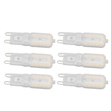 G9 Light Bulb Dimmable Eye Protection Energy Saving 5W 22 LED Small Bulbs for Ceiling Lamp Desk Lamp 6pcs Natural Light 110V