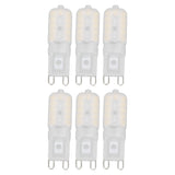 G9 Light Bulb Dimmable Eye Protection Energy Saving 5W 22 LED Small Bulbs for Ceiling Lamp Desk Lamp 6pcs Natural Light 110V