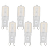 G9 Light Bulb Dimmable Eye Protection Energy Saving 5W 22 LED Small Bulbs for Ceiling Lamp Desk Lamp 6pcs Natural Light 110V