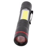 LED Flashlight Multifunction Highlight Telescopic Zoom Rechargeable Waterproof Mini Flashlight for Outdoor Lighting