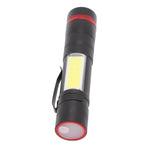 LED Flashlight Multifunction Highlight Telescopic Zoom Rechargeable Waterproof Mini Flashlight for Outdoor Lighting