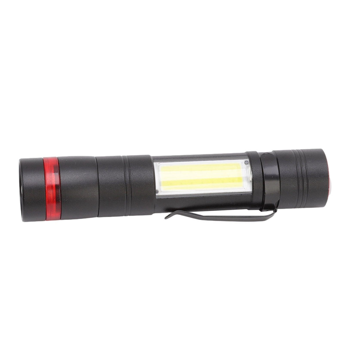 LED Flashlight Multifunction Highlight Telescopic Zoom Rechargeable Waterproof Mini Flashlight for Outdoor Lighting