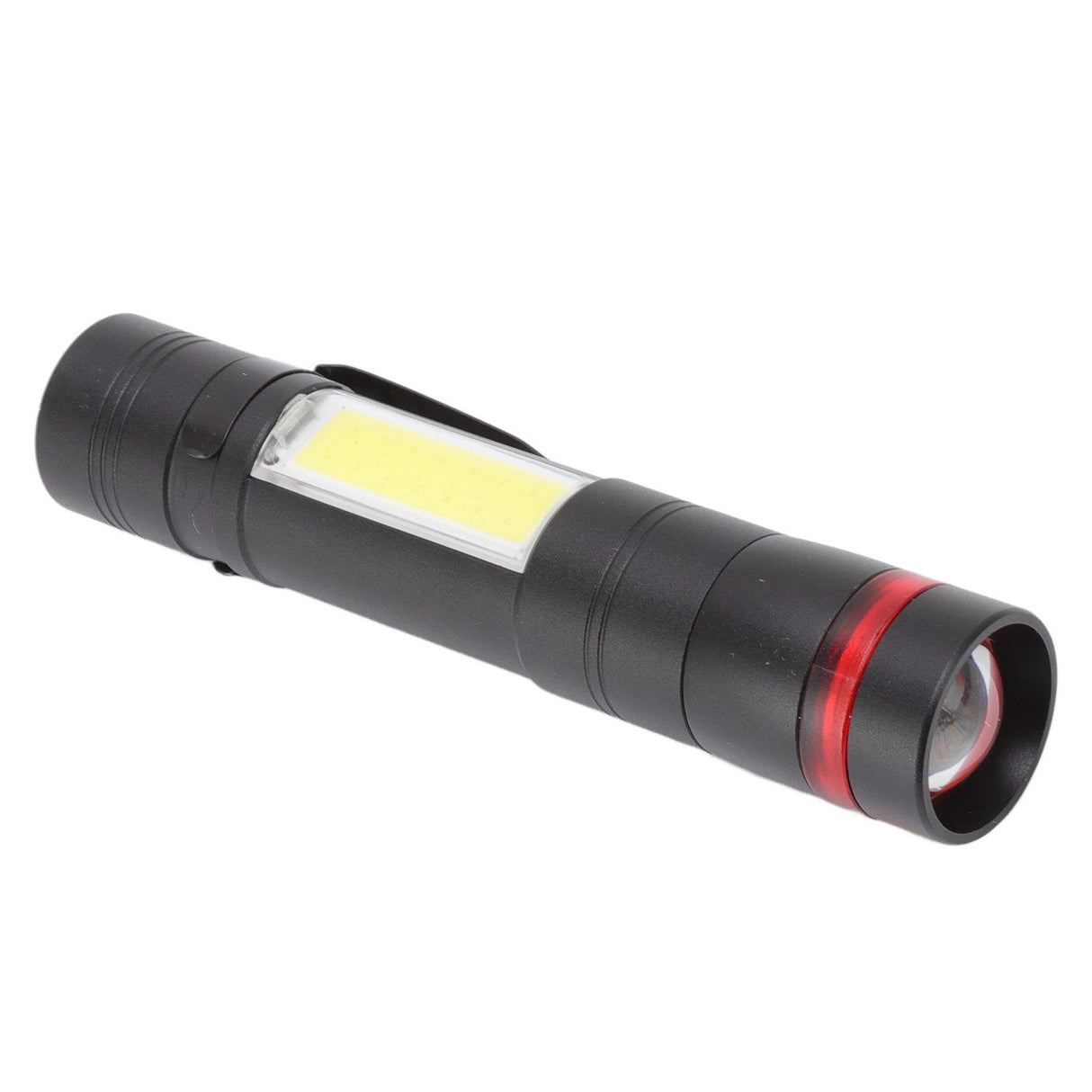 LED Flashlight Multifunction Highlight Telescopic Zoom Rechargeable Waterproof Mini Flashlight for Outdoor Lighting