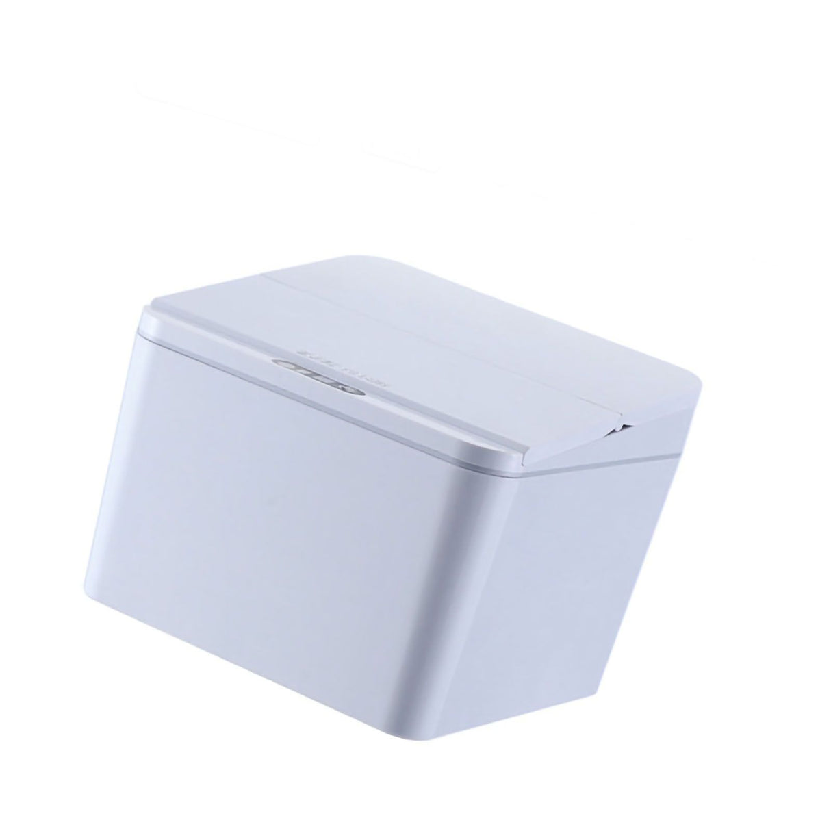 Smart Sensor Trash Waste Can Multifunctional Electric Induction Storage Bin for Desktop Car Grey