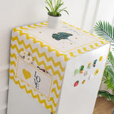 Cotton Linen Dust Protection Cover Fabric Cloth Waterproof General Cover Towel for Home Appliance GB258 45x140 Refrigerator Washing Machine - 45-Degree Angle