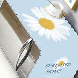 Microwave Cover Cloth Oven Cute Dust Proof Shiled Universal Oil Proof Nordic Style Simple Parts Daisy 35x100cm - Top-Down View